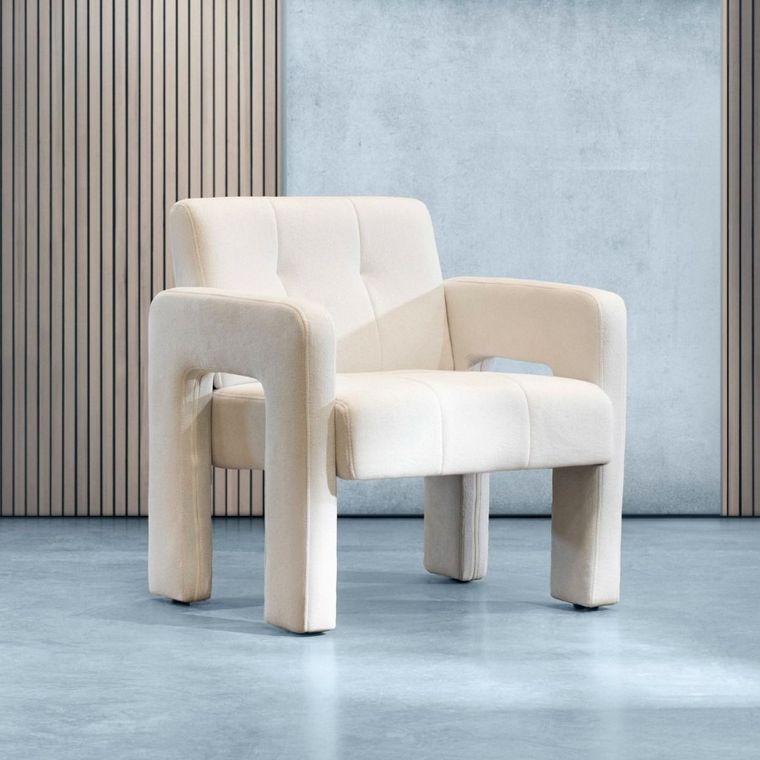 Homla, Pelle, fotel, Beżowy, 68-69-75 cm, 737770