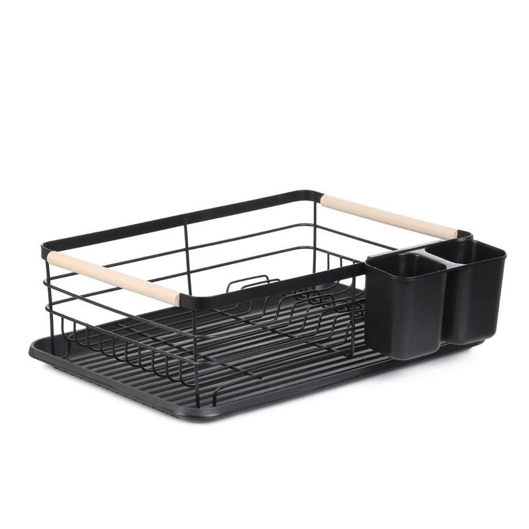 Homla, Plystre, Ociekacz kuchenny czarny, 42-31-13 cm, 887197