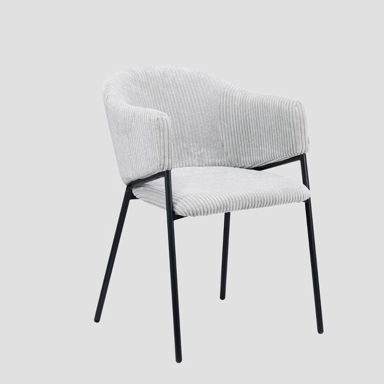 Homla, Prazer, krzesło, szare, 55-60,5-78 cm