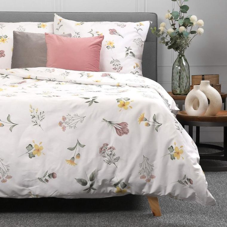 Homla, Prima, Pościel bawełniana w kwiaty 160-200 cm