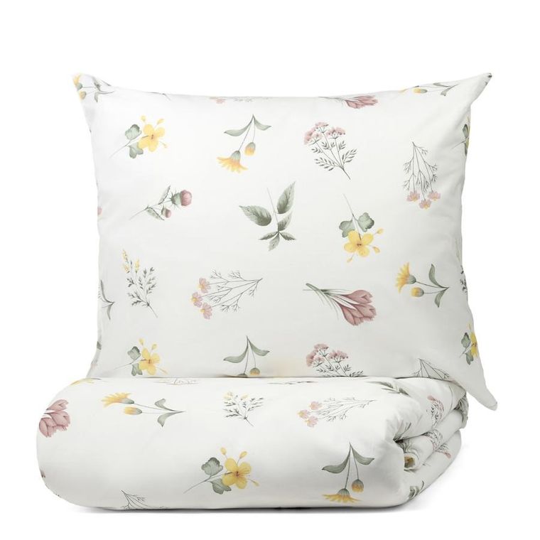 Homla, Prima, Pościel bawełniana w kwiaty 200-220 cm