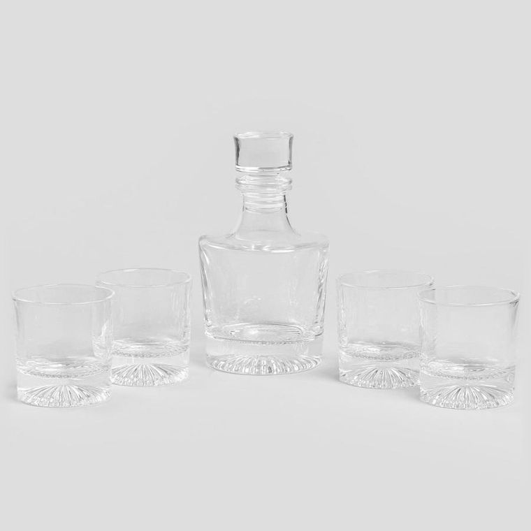 Homla, Puerto, zestaw, do whisky, 5 elementów