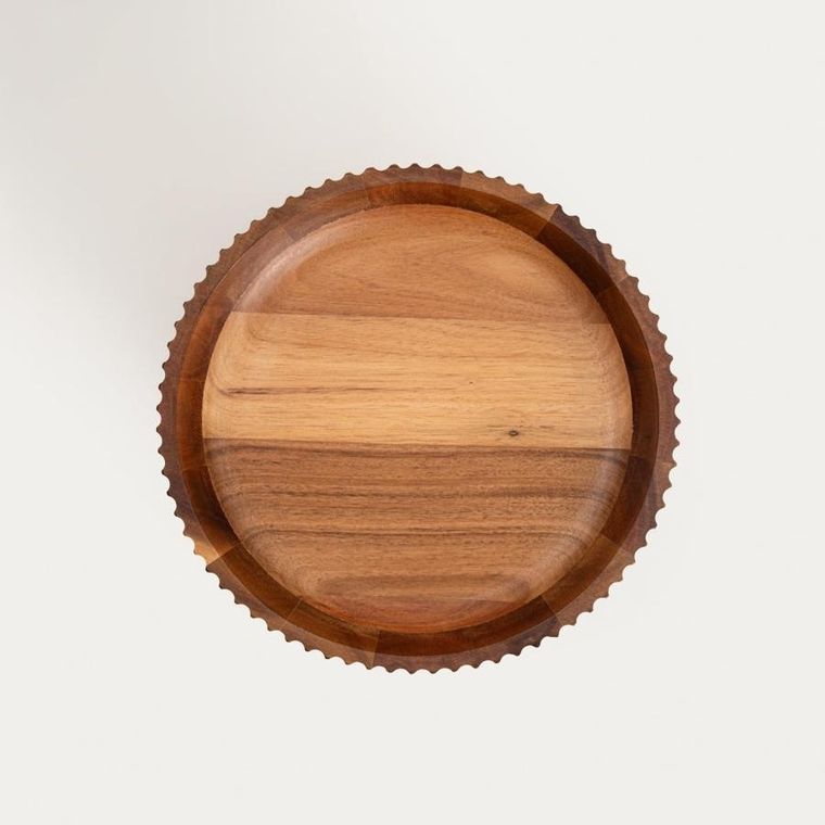 Homla, Rillet, patera, do serwowania z drewna akacjowego, 25,5-9 cm