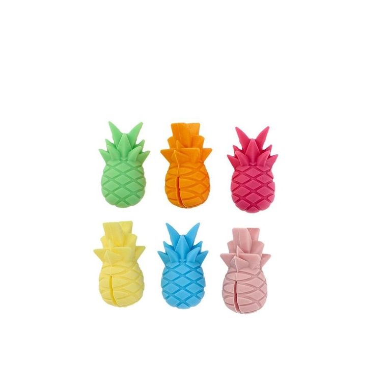 Homla, Rithi, znaczniki do kieliszków, ananas, 6 szt.