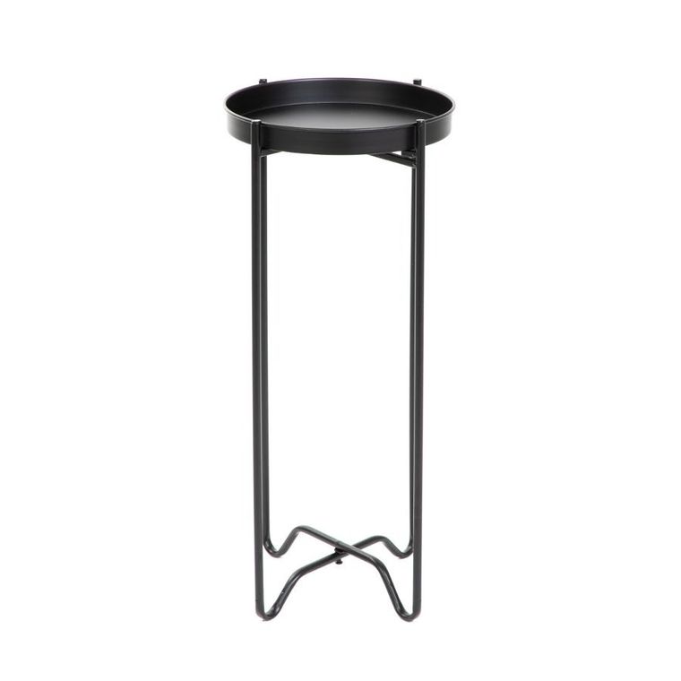 Homla, Roh, kwietnik, jednopoziomowy, czarny, 25,5-58 cm