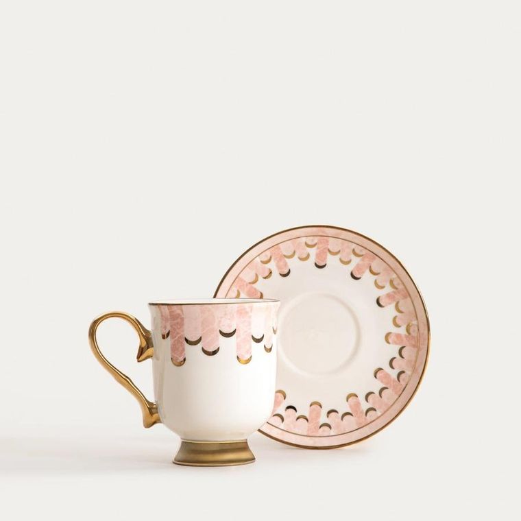 Homla, Ruma, kubek, ze złotym uchem, 0,2l