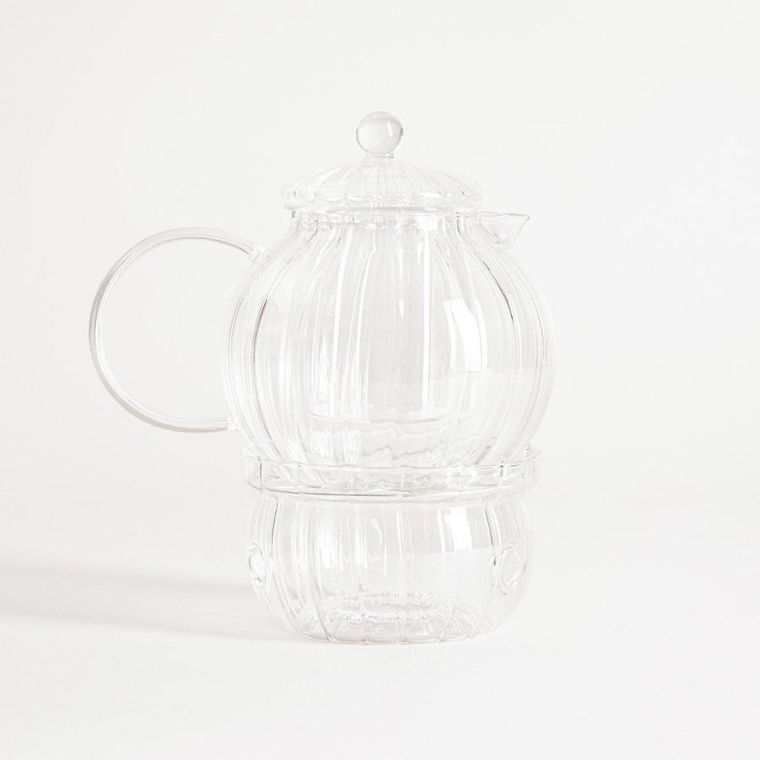 Homla, Senza, zaparzacz, szklany z podgrzewaczem, 1l