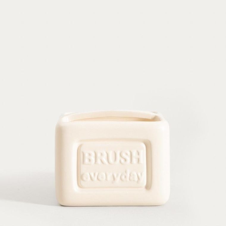 Homla, Sylan, pojemnik na gąbkę, śmietankowy, 11-8 cm, 763632