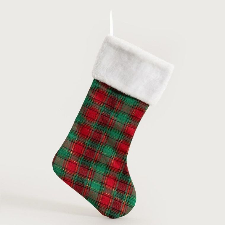 Homla, Tartan, skarpeta, w kratę, 49 cm