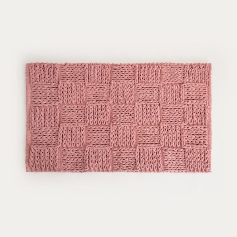 Homla, Tenu, dywanik łazienkowy, różowy, 50-80 cm