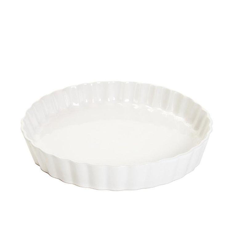 Homla, Tineo, forma do tarty, biała, 27 cm