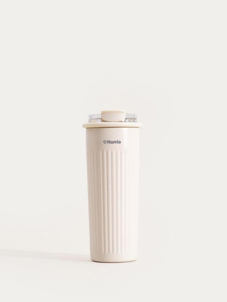 Homla, Toleo, kubek termiczny, biały, 0,5l