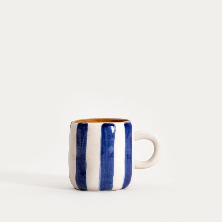 Homla, Torrit, kubek, w granatowe paski, 0,1l