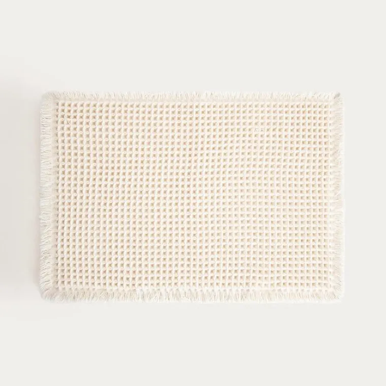 Homla, Vaffel, dywanik łazienkowy, o waflowej teksturze, 40-60 cm