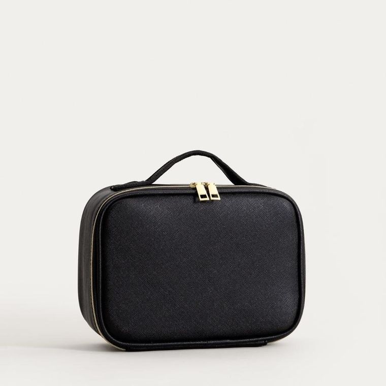 Homla, Voyelle, kosmetyczka, z lustrem i przegrodami, 24,5-18,5-11 cm