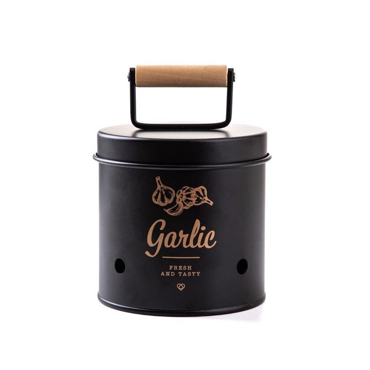 Homla, Yennis, pojemnik na czosnek czarny, 12-11 cm