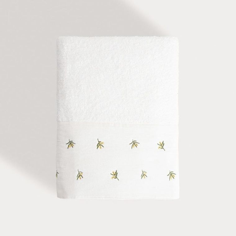 Homla, York, ręcznik, z ozdobnym haftem, 70-130 cm