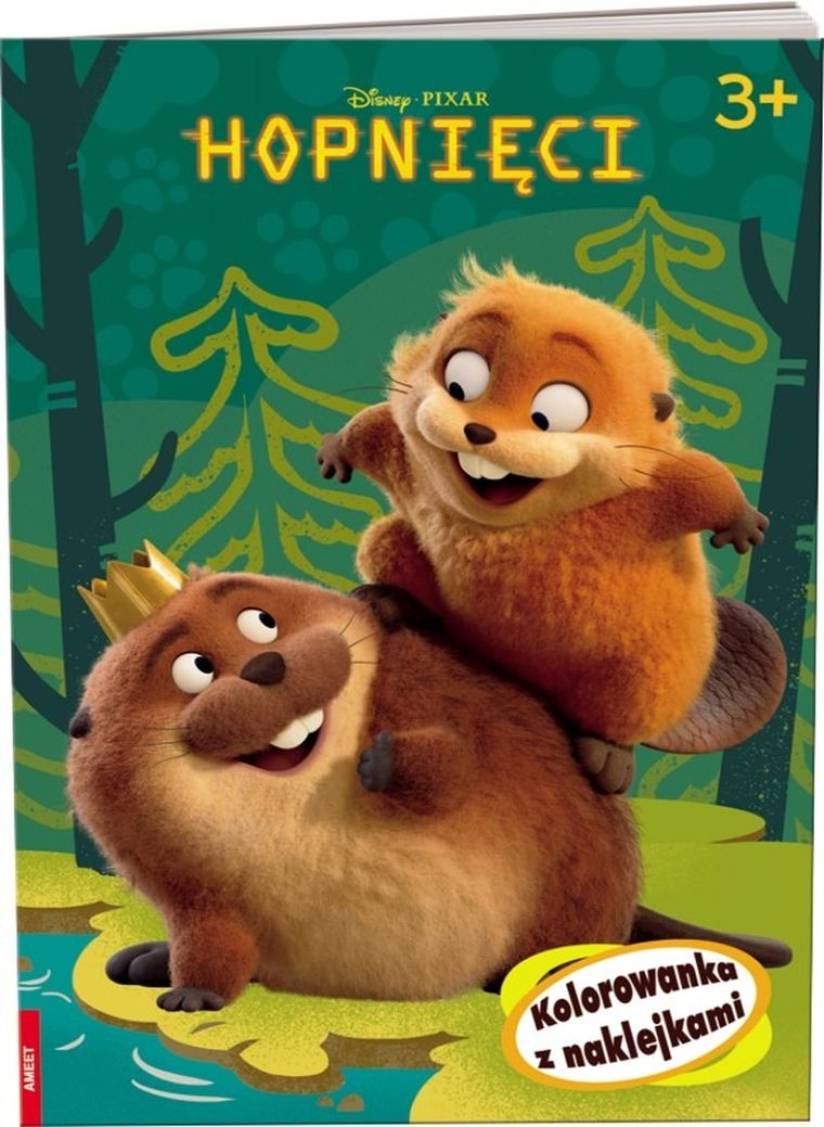 Hopnięci. Kolorowanka z naklejkami