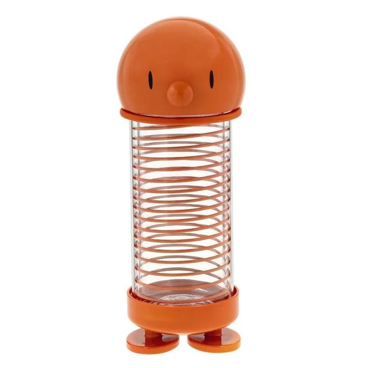 Hoptimist, butelka na wodę, pomarańczowa, 400 ml