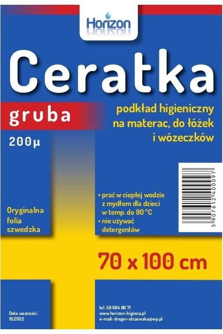 Horizon, ceratka na materac, gruba, 70-100 cm