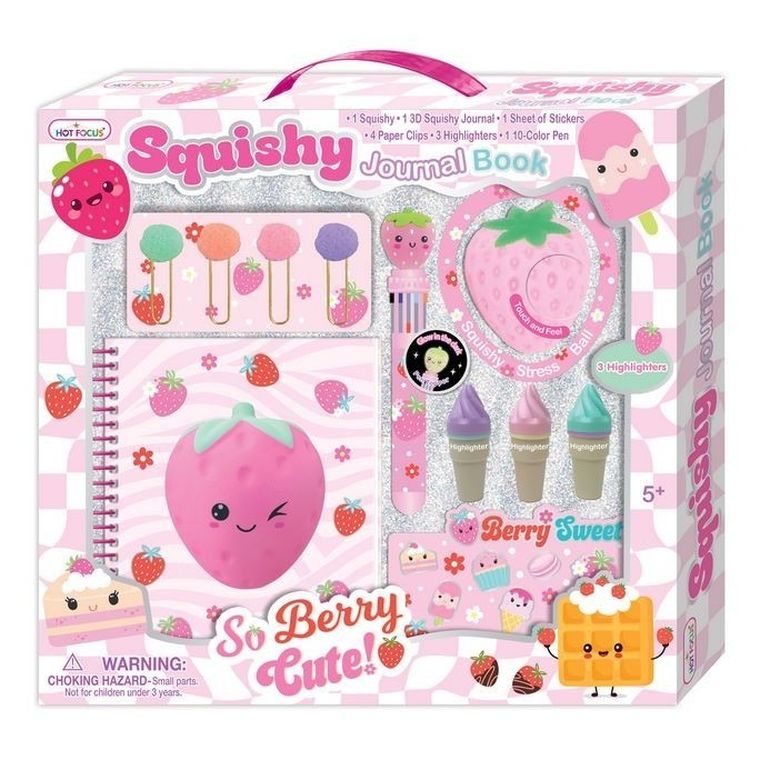 Hot Focus, pamiętnik 3D z akcesoriami, truskawka