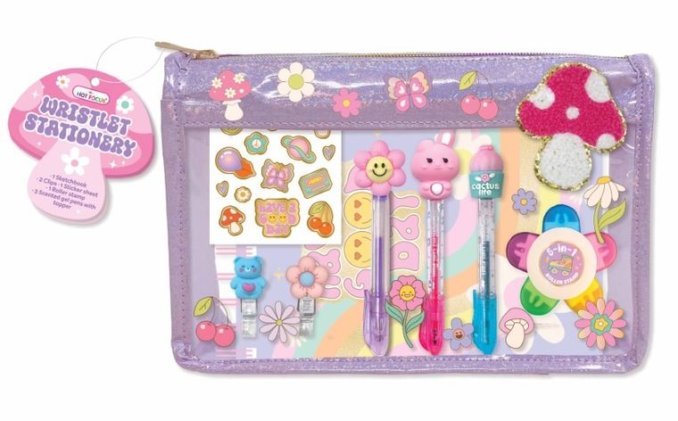 Hot Focus, saszetka z akcesoriami piśmienniczymi, grzybek