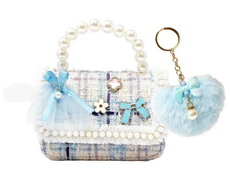 Hot Focus, torebeczka z breloczkiem, niebieska