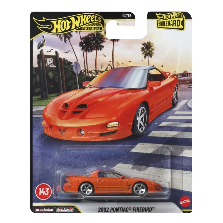 Hot Wheels, Boulevard, 2002 Pontiac Firebird, pojazd, 1:64, JHW17