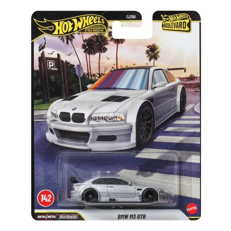 Hot Wheels, Boulevard, BMW M3 GTR, pojazd, 1:64, JHW25
