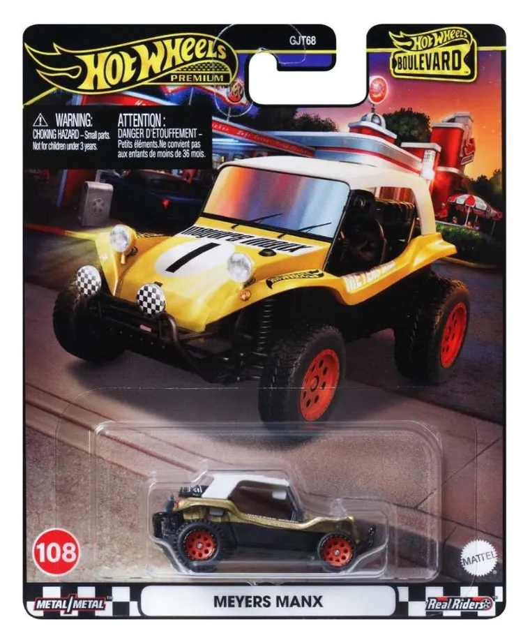 Hot Wheels, Boulevard, Meyers Manx, pojazd, HRT57