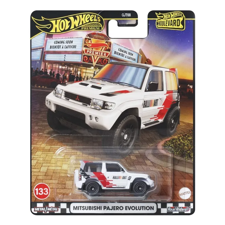 Hot Wheels, Boulevard, Mitsubishi Pajero Evolution, pojazd, 1:64, JBL26