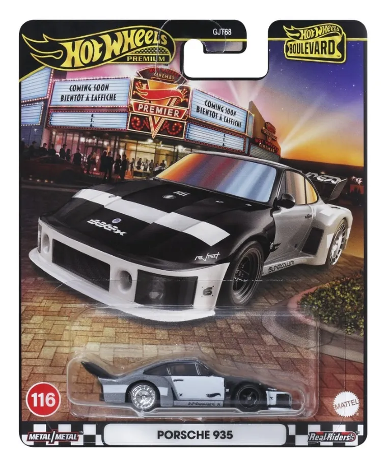 Hot Wheels, Boulevard, Porsche 935, pojazd, 1:64, JBL17