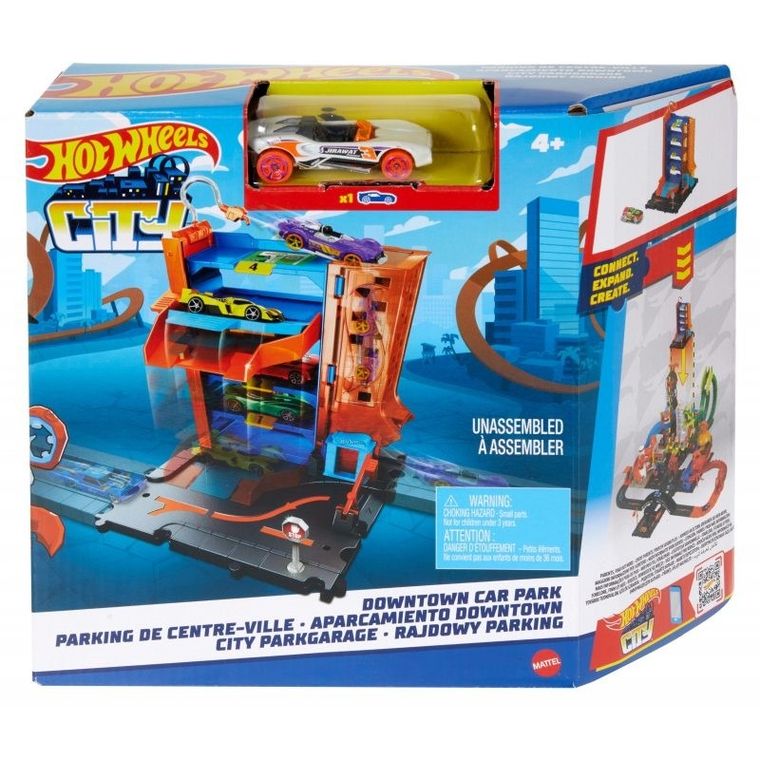 Hot Wheels City, Rajdowy parking, mały zestaw