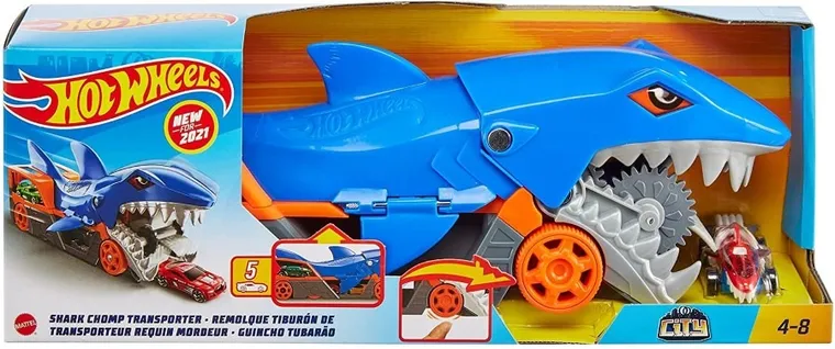 Hot Wheels City, Rekin transporter, zestaw