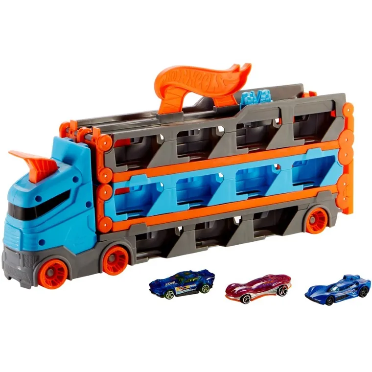 Hot Wheels City, Wyścigowy transporter 2w1, pojazd