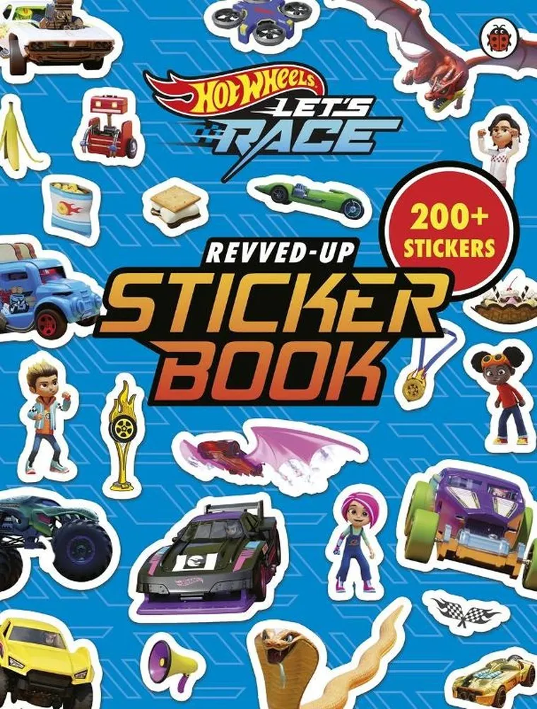 Hot Wheels. Let’s Race. Revved Up Sticker Book