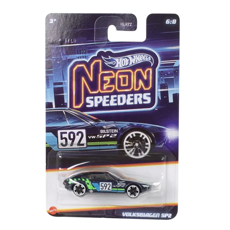 Hot Wheels, Neon Speeders, Volkswagen SP2, pojazd, 1:64, JKX98