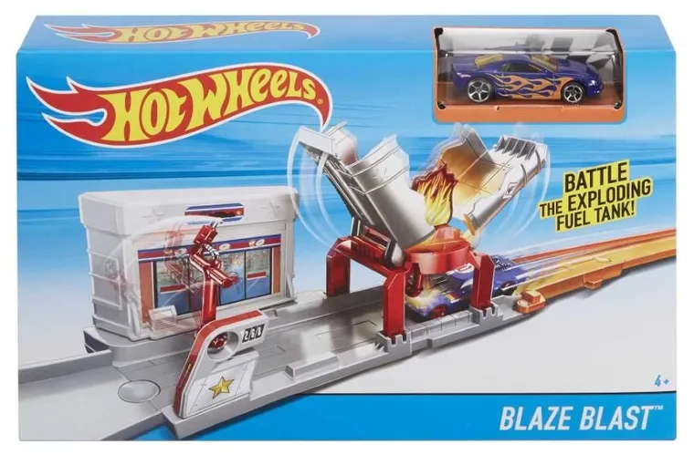 Hot Wheels, Pożar na stacji, zestaw do zabawy