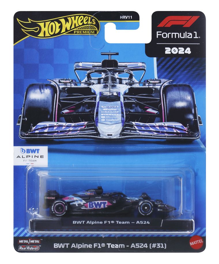 Hot Wheels, Premium, Formuła 1, BWT Alpine F1 Team - A524 (#31), pojazd, JBM09
