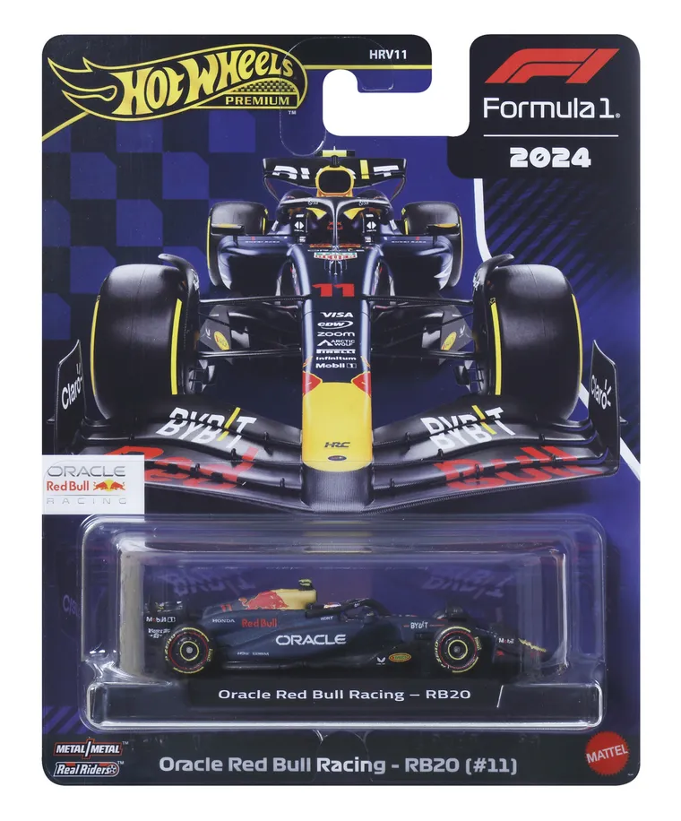 Hot Wheels, Premium, Formuła 1, Oracle Reb Bull Racing - RB20 (#11), pojazd, JBM19