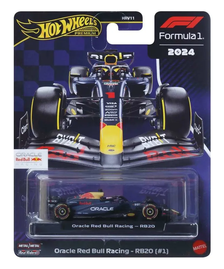 Hot Wheels, Premium, Formuła 1, Oracle Red Bull Racing - RB20 (#1), pojazd, JBM12
