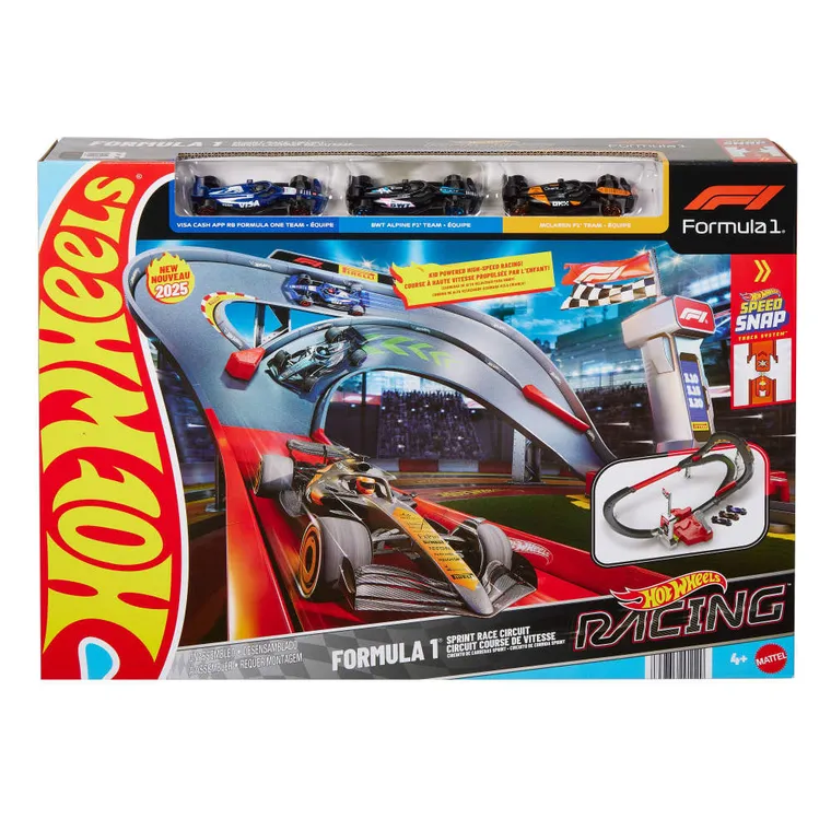Hot Wheels, Racing Sprint F1 Tor wyścigowy, zestaw do zabawy