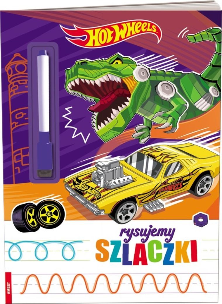 Hot Wheels. Rysujemy szlaczki