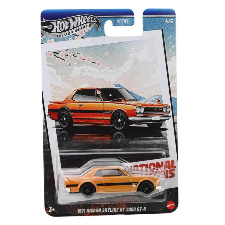 Hot Wheels, Samochodzik Vintage, 1971 Nissan Skyline HT 2000 GT-R, pojazd, 1:64