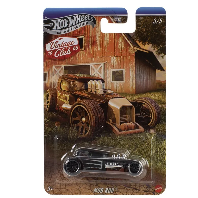 Hot Wheels, Samochodzik Vintage, Mod Rod, pojazd, 1:64