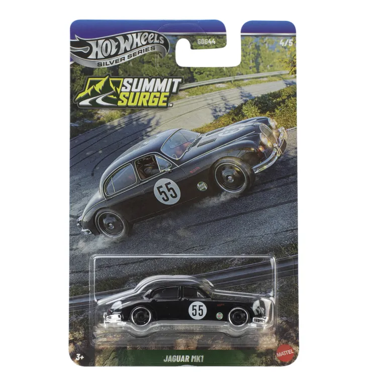 Hot Wheels, Silver Series, Jaguar MK1, pojazd, 1:64, JKX69