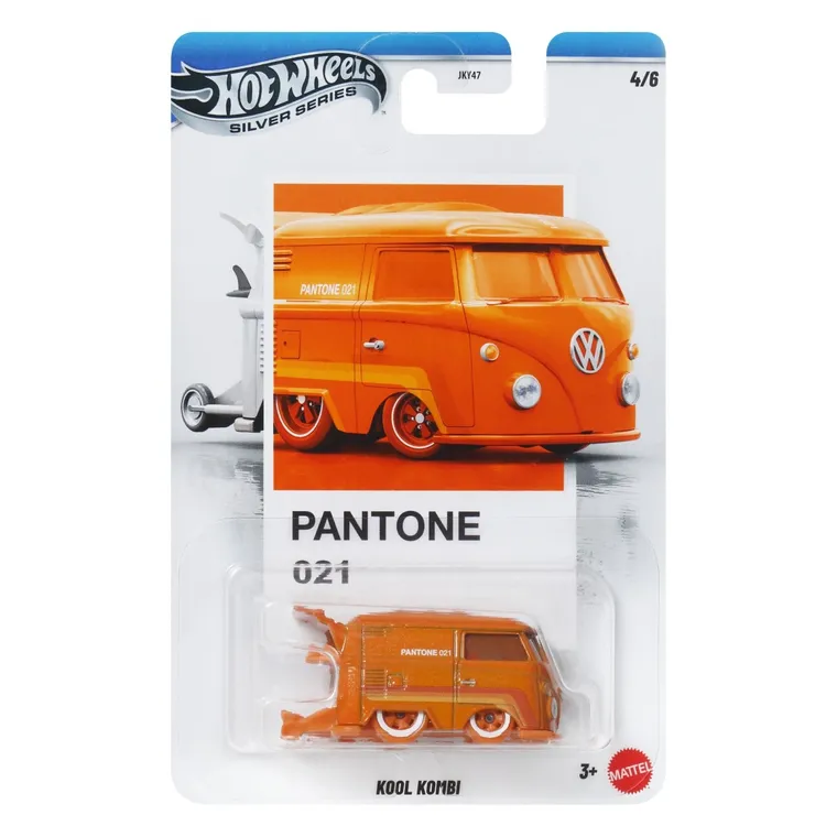 Hot Wheels, Silver Series Pantone, Kool Kombi, samochodzik, skala 1:64, JKY49