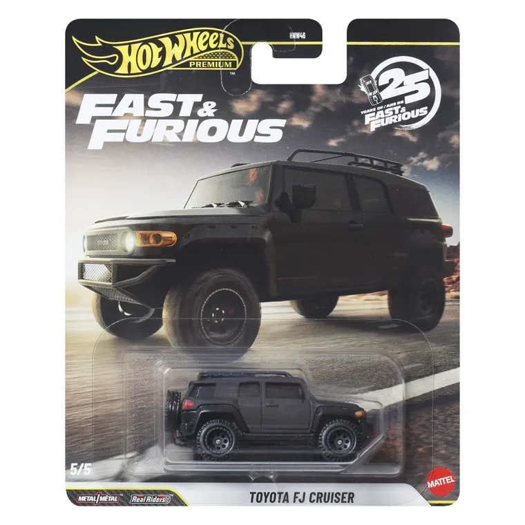 Hot Wheels, Szybcy i wściekli, Toyota FJ Cruiser, pojazd Premium, JHW69