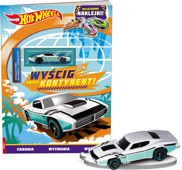 Hot Wheels. Wyścig przez kontynent + auto