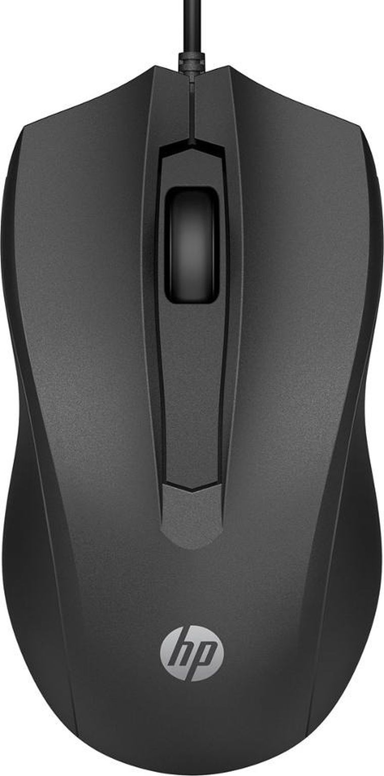HP, Mysz Wired Mouse 100 Przewodowa, czarna 6vy96aa